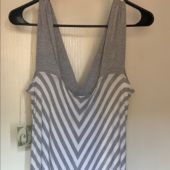 Comfy striped gray dress - Picture 3 of 4